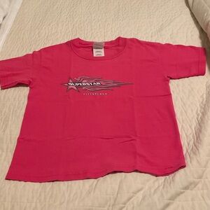 adidas Kids Bright Pink Graphic Tee